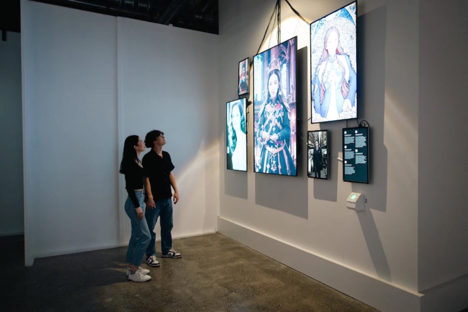 Inside the HyperCinema gallery